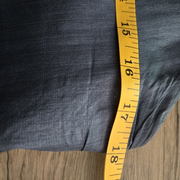 Eileen fisher 100% silk navy blue tunic top or dress sequins - Picture 6 of 8